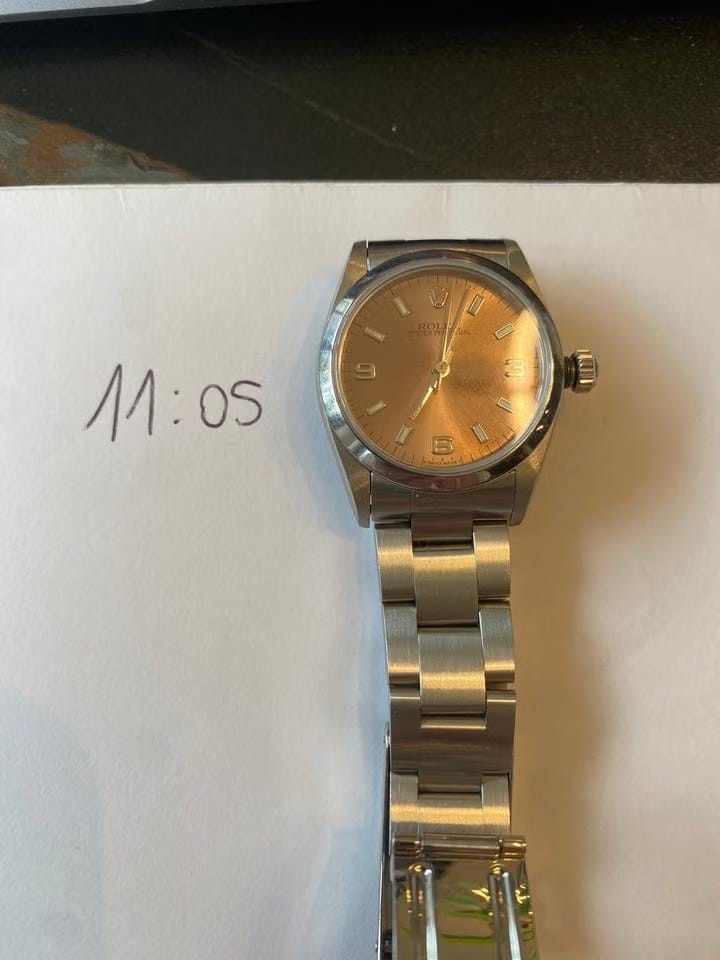 Rolex | Oyster Perpetual | 67480 | Steel | 31 mm | Steel | Pink | Automatic