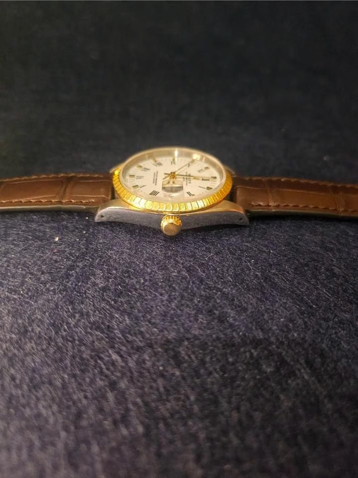 Rolex | Oyster Perpetual | 15233 | Steel | 34 mm | Leather | Automatic
