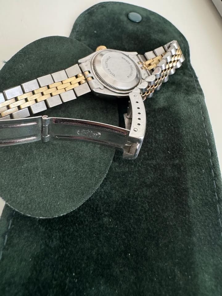 Rolex | Datejust | 6917 | Gold/Steel | 26 mm | Yellow gold | Champagne