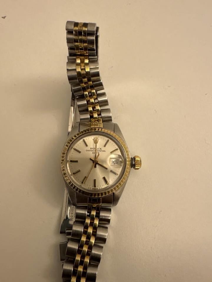 Rolex | Datejust | 6917 | Gold/Steel | 26 mm | Yellow gold | Champagne