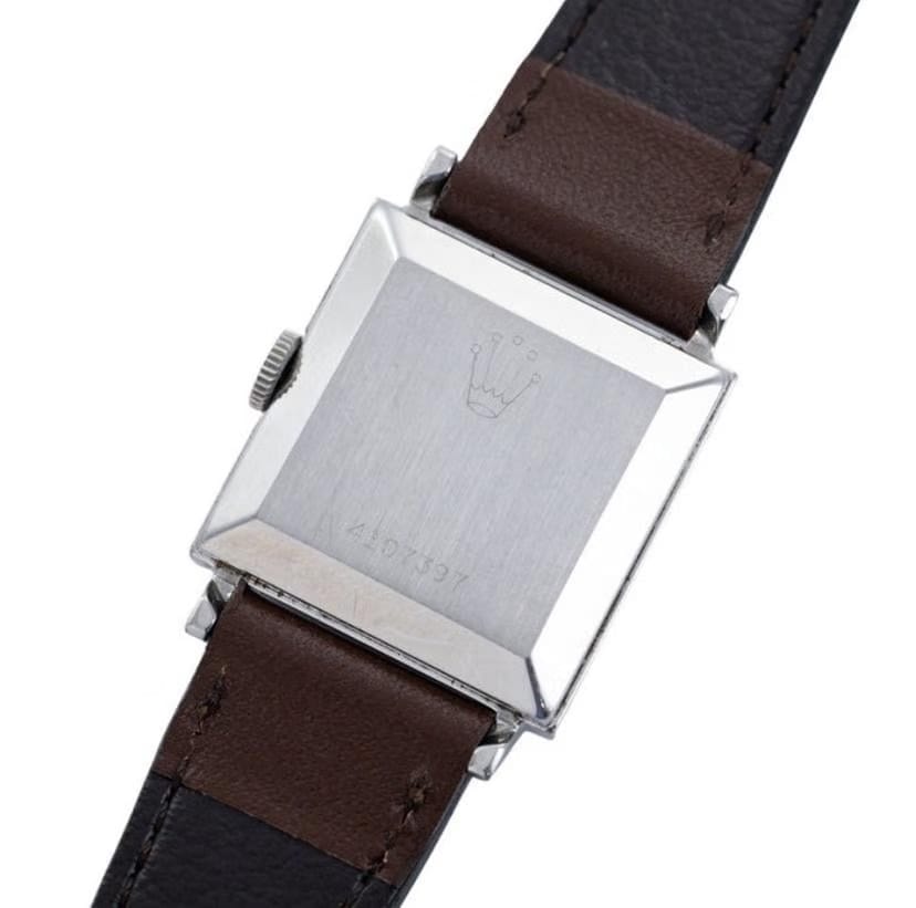 Rolex | Precision | 2611 | Steel | 20 mm | Leather | Silver | Manual winding