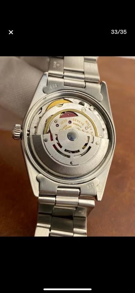 Rolex | Oyster Perpetual | 15210 | Steel | 34 mm | Steel | Champagne | Automatic