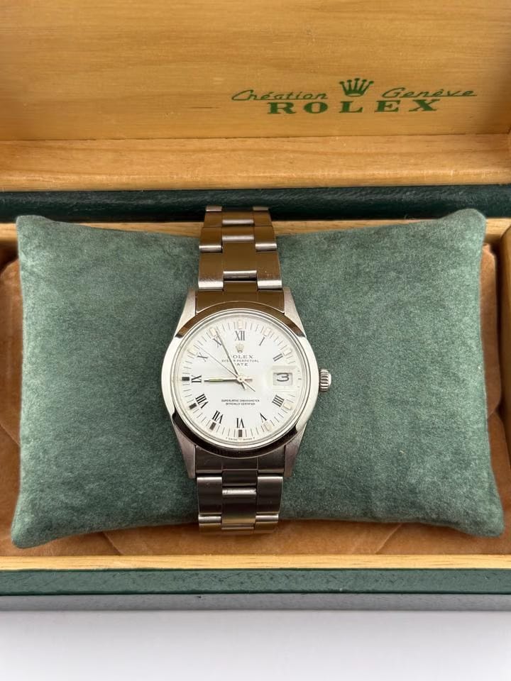Rolex | Oyster Perpetual | 15000 | Steel | 34 mm | Steel | White | Automatic