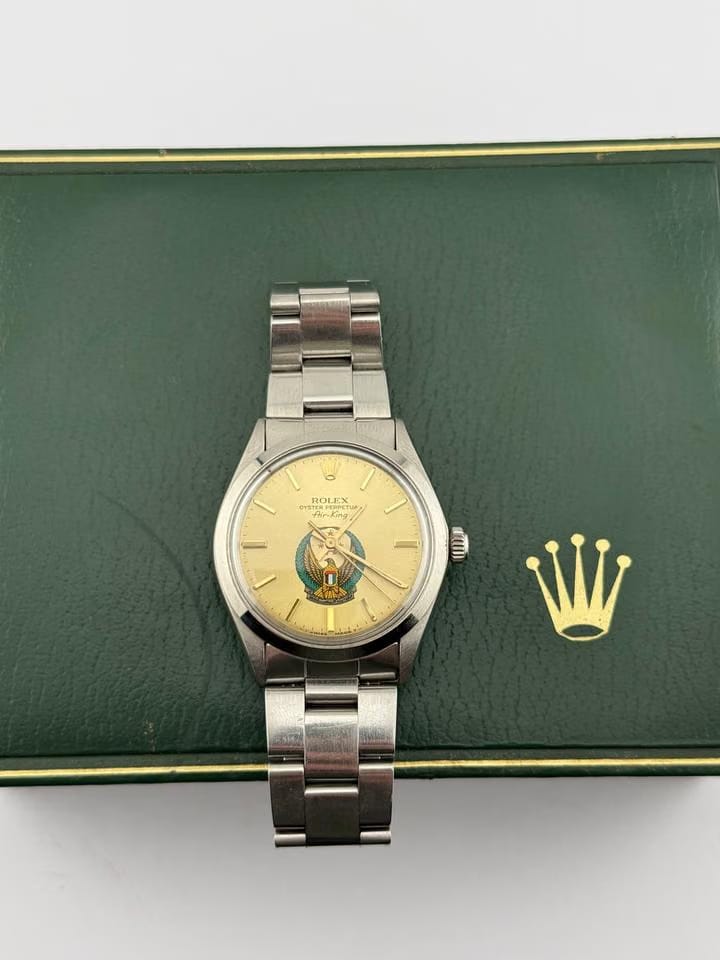 Rolex | Air King | 5500 | Steel | 34 mm | Steel | Champagne | Automatic
