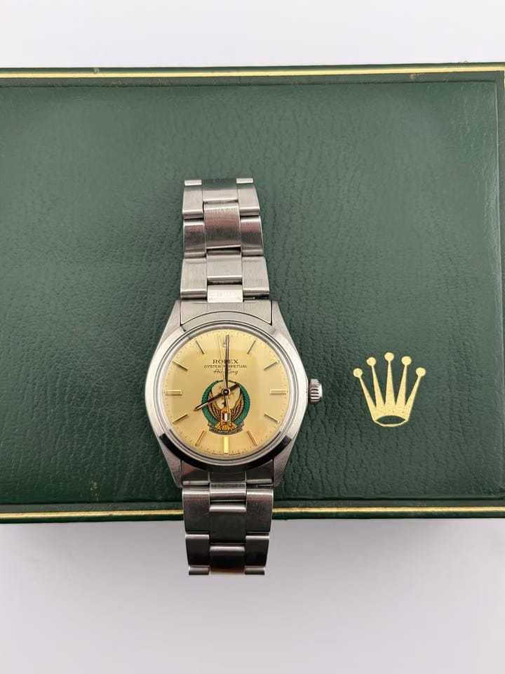 Rolex | Air King | 5500 | Steel | 34 mm | Steel | Champagne | Automatic