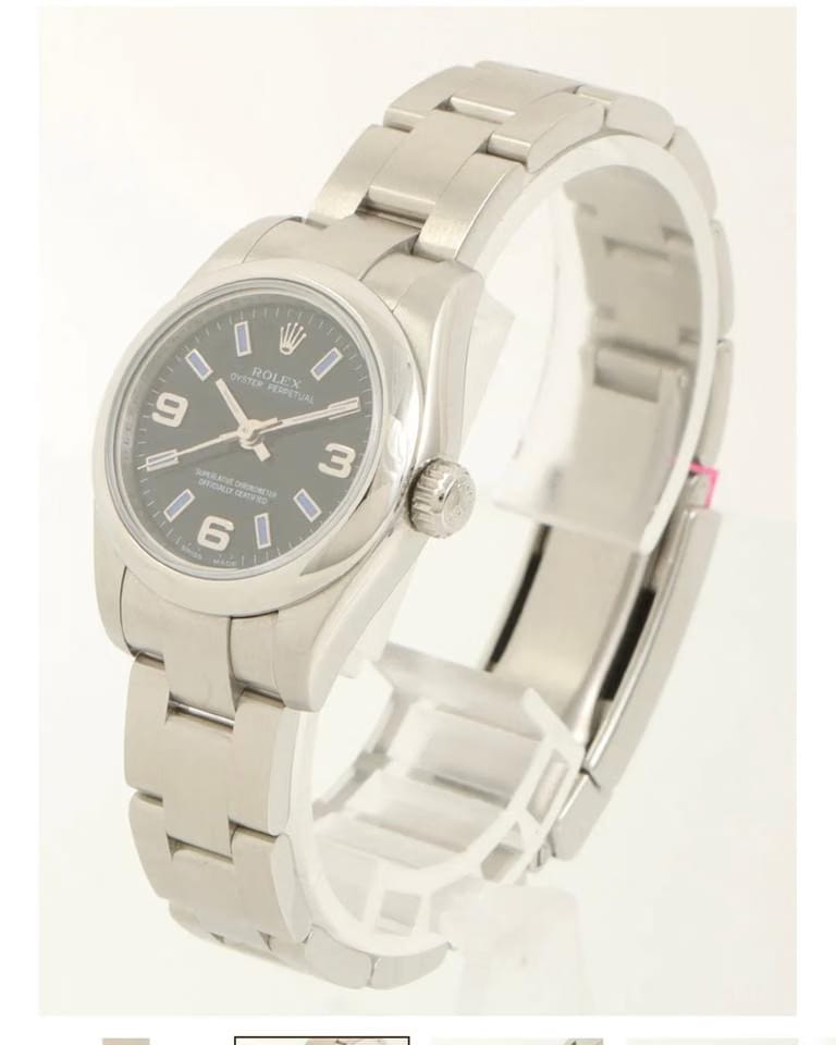 Rolex | Oyster Perpetual | 176200 | Steel | 26 mm | Steel | Black | Automatic