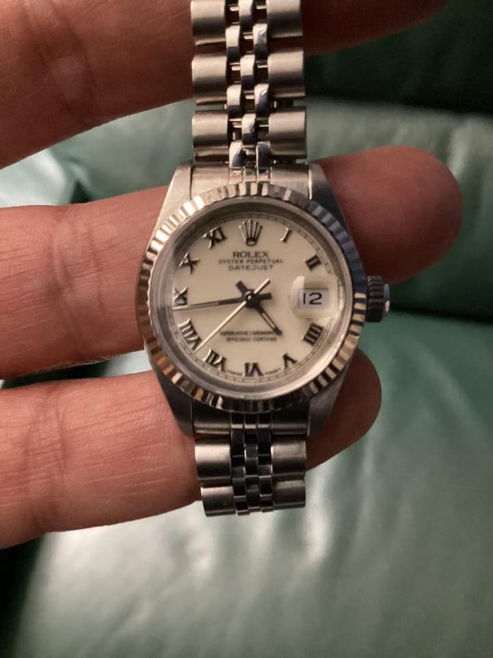 Rolex | Datejust | 69174 | White gold and steel | 26 mm | Steel | White | Automatic