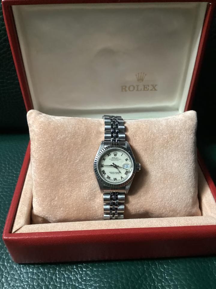 Rolex | Datejust | 69174 | White gold and steel | 26 mm | Steel | White | Automatic