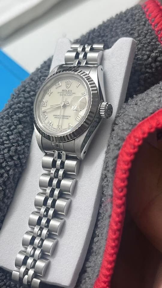 Rolex | Datejust | 69174 | White gold and steel | 26 mm | Steel | White | Automatic
