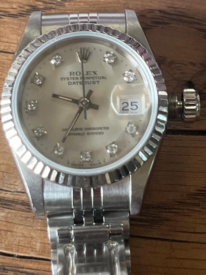 Rolex | Datejust | 69174 | 26 mm | Steel | White | Manual winding