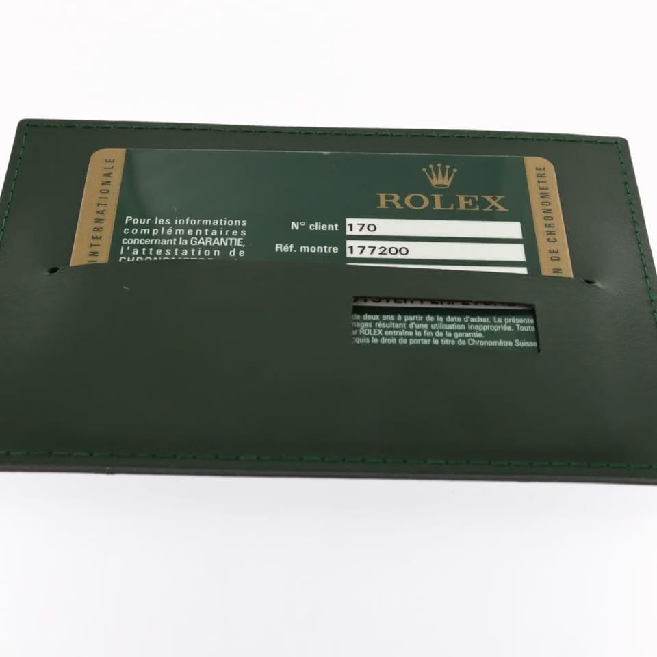 Rolex | Oyster Perpetual | 177200 | Steel | 31 mm | Steel | Black | Automatic