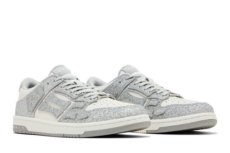 Amiri Skel Top Low Shimmer - White Silver