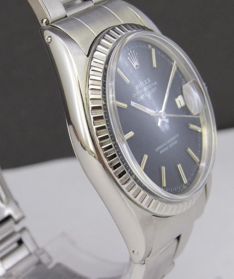 Rolex | Datejust | 1603 | Steel | 36 x 44 mm | Steel | Black | Automatic