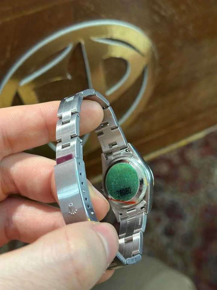 Rolex | Oyster Perpetual | 76080 | Steel | 24 x 26 mm | Steel | White | Automatic