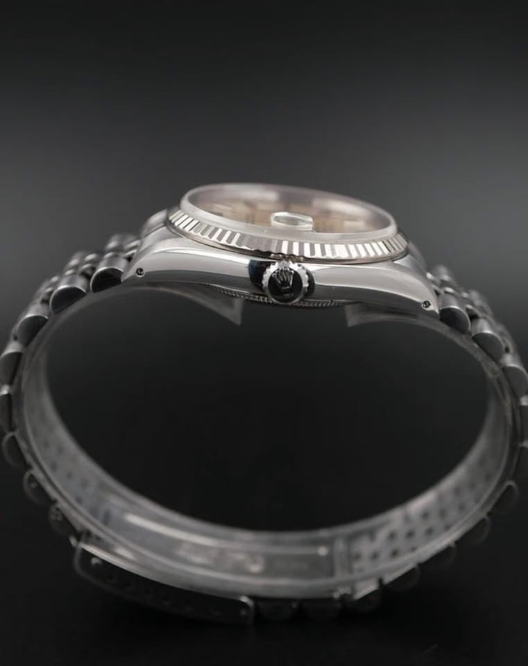 Rolex | Datejust | 16014 | White gold | 36 mm | Steel | White | Automatic
