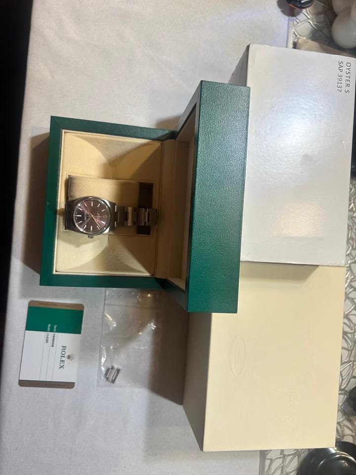 Rolex | Air King | 114200 | Steel | 34 mm | Steel | Purple | Automatic