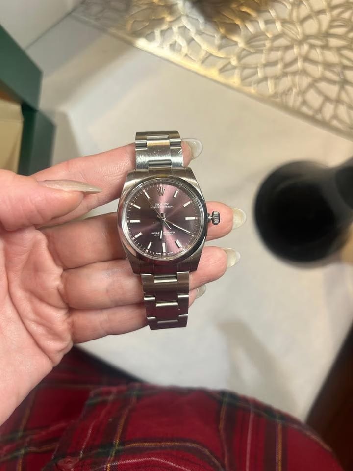 Rolex | Air King | 114200 | Steel | 34 mm | Steel | Purple | Automatic