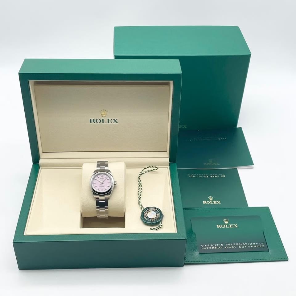 Rolex | Oyster Perpetual | 276200 | Steel | 28 x 33 mm | Steel | Pink | Automatic