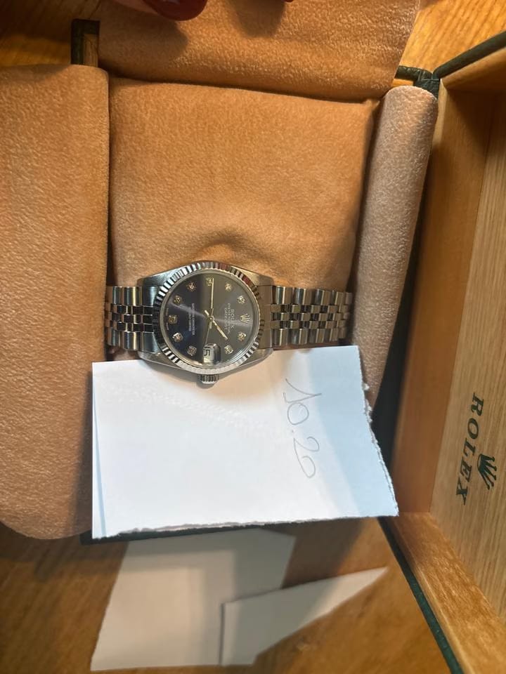 Rolex | Datejust | 68274 | White gold | 31 x 30 mm | Steel | Meteorite | Automatic