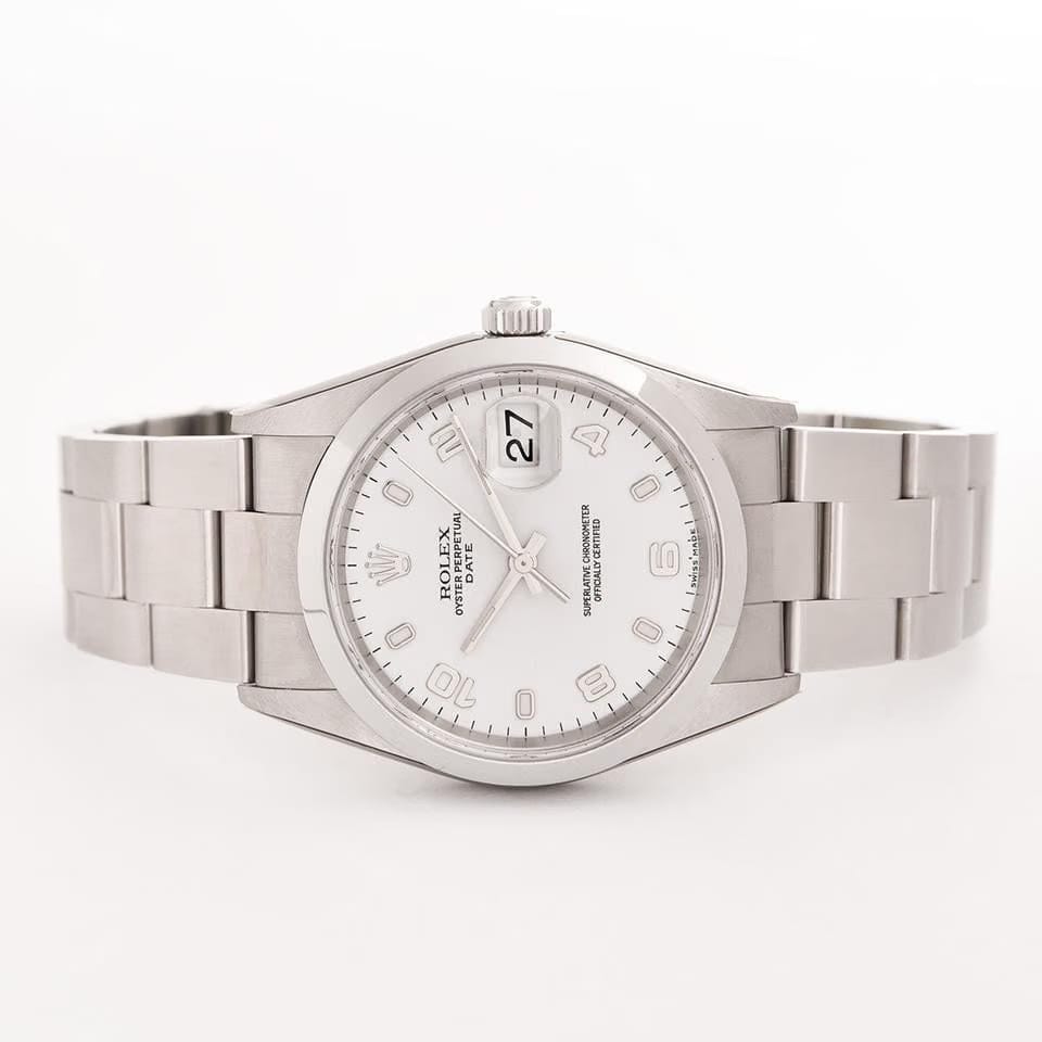 Rolex | Oyster Perpetual | 15200 | Steel | 34 mm | Steel | White | Automatic