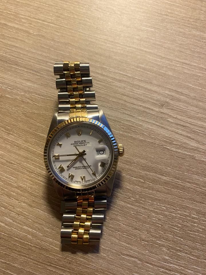 Rolex | Datejust | 16013 | Gold/Steel | 36 mm | Gold/Steel | White | Automatic