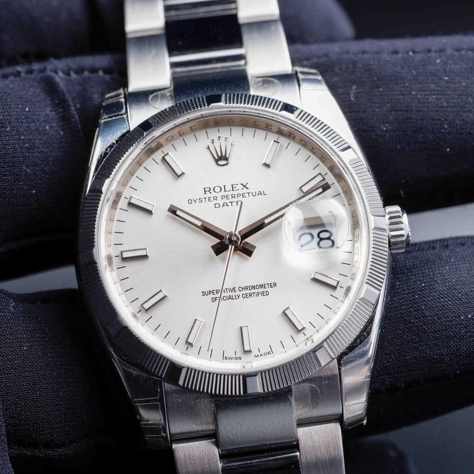 Rolex | Oyster Perpetual | 115210 | Steel | 34 mm | Steel | Silver | Automatic