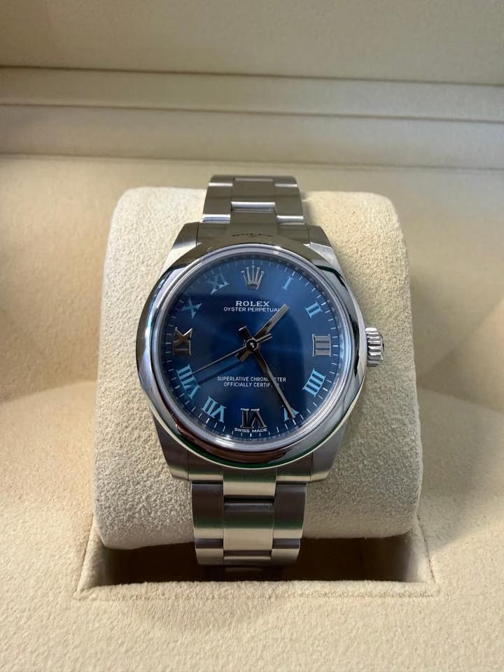 Rolex | Oyster Perpetual | 177200 | Steel | 31 mm | Steel | Blue | Automatic