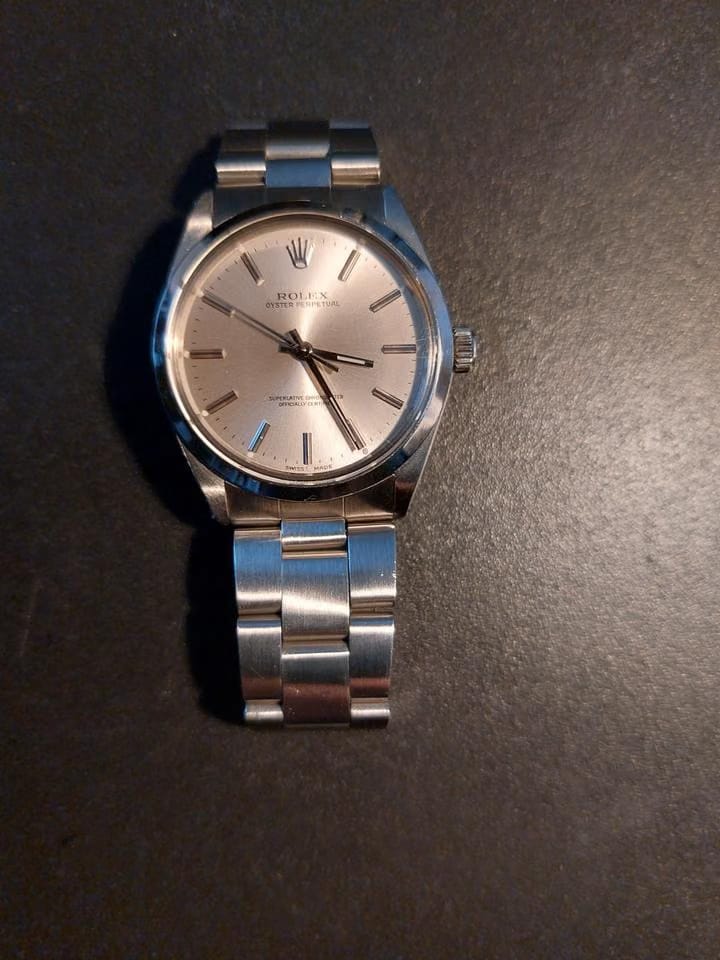 Rolex | Oyster Perpetual | 1002 | Steel | 34 mm | Steel | Silver | Automatic