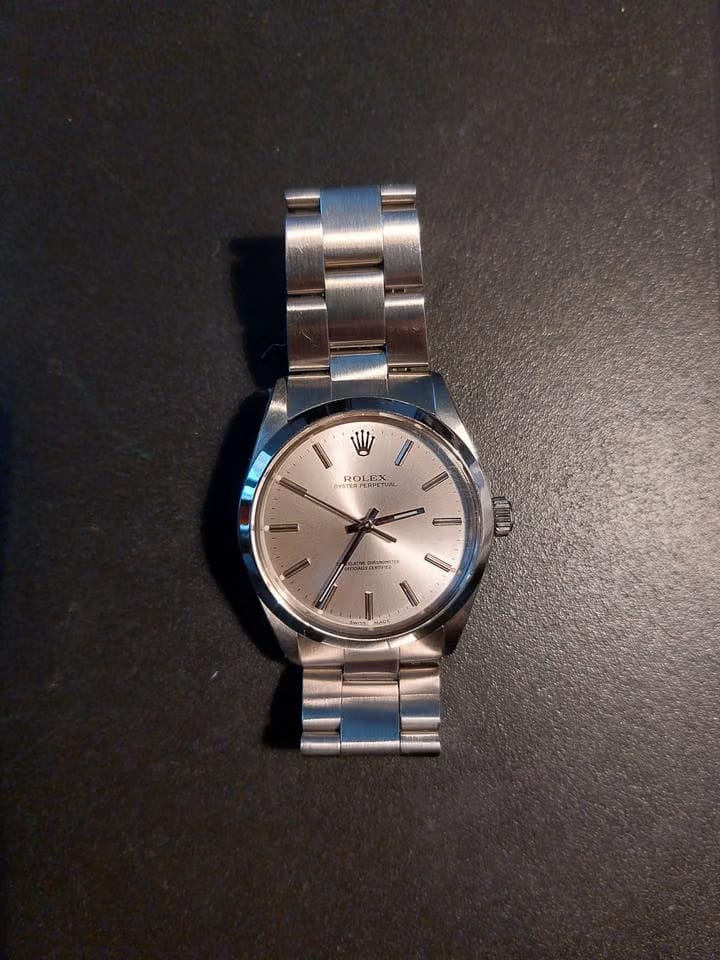 Rolex | Oyster Perpetual | 1002 | Steel | 34 mm | Steel | Silver | Automatic