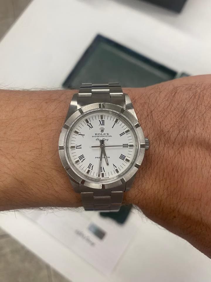 Rolex | Air King | 14010M | Steel | 34 x 43 mm | Steel | White | Automatic