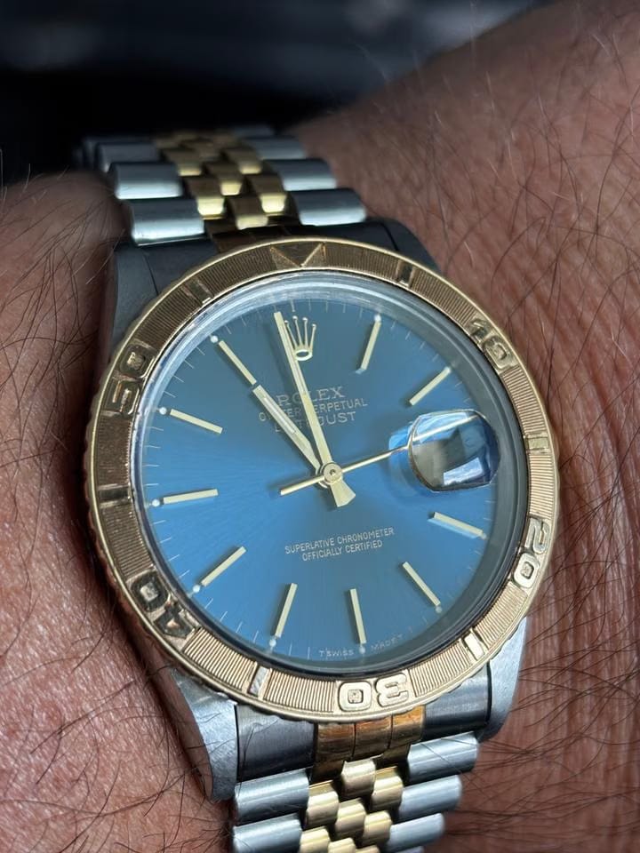 Rolex | Datejust | 16263 | Gold/Steel | 36 mm | Gold/Steel | Blue | Automatic