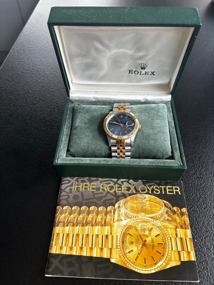 Rolex | Datejust | 16263 | Gold/Steel | 36 mm | Gold/Steel | Blue | Automatic