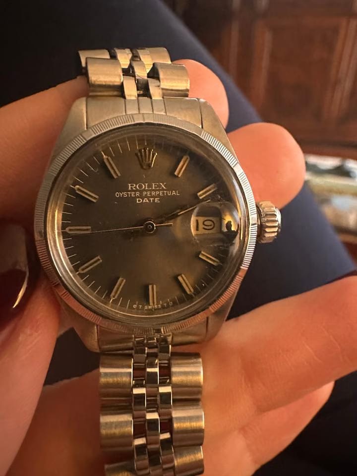 Rolex | Oyster Perpetual | 6919 | Steel | 26 mm | Steel | Grey