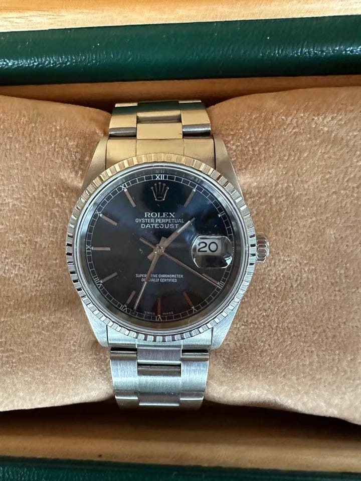 Rolex | Datejust | 16220 | Steel | 36 mm | Steel | Blue | Automatic