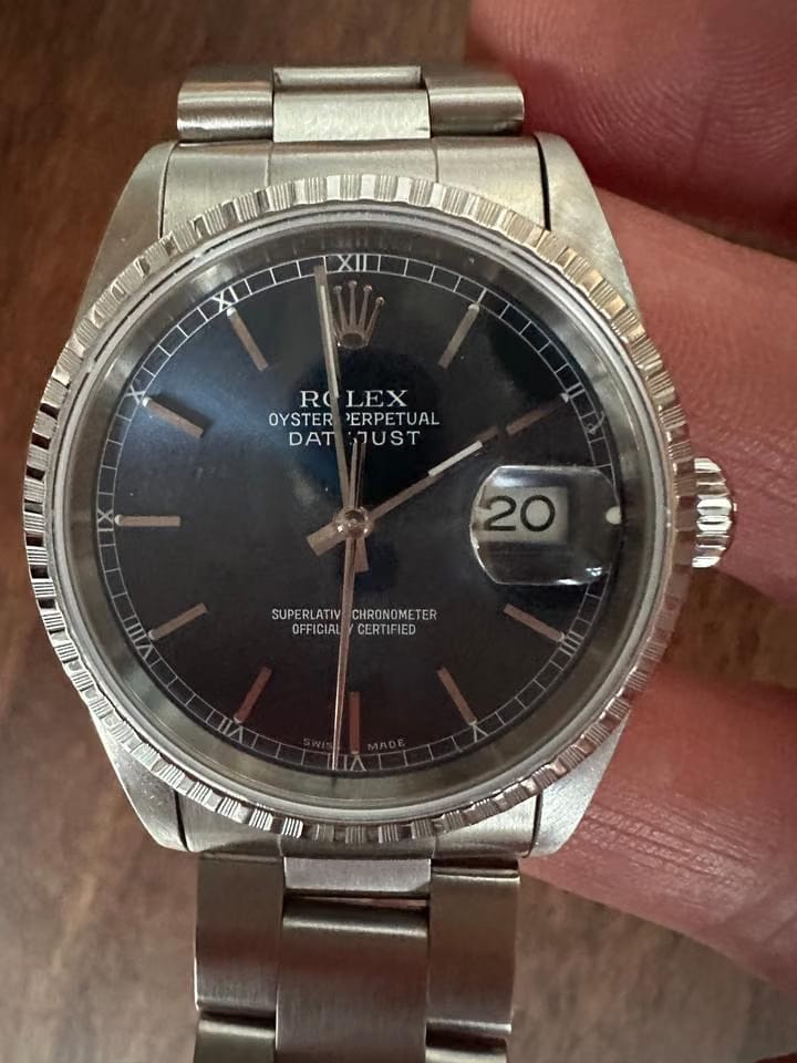Rolex | Datejust | 16220 | Steel | 36 mm | Steel | Blue | Automatic