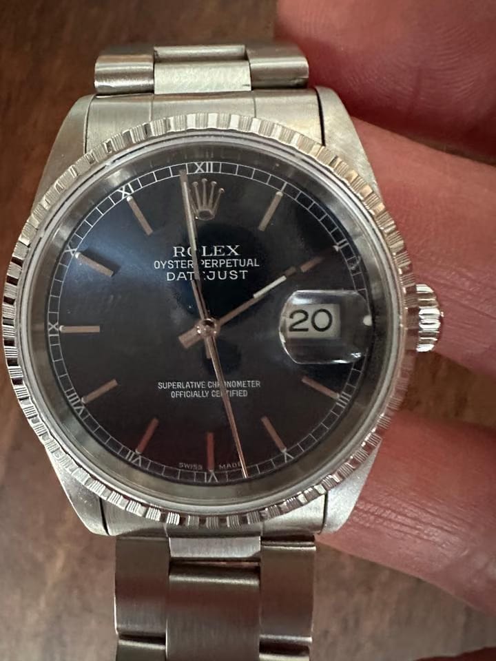 Rolex | Datejust | 16220 | Steel | 36 mm | Steel | Blue | Automatic