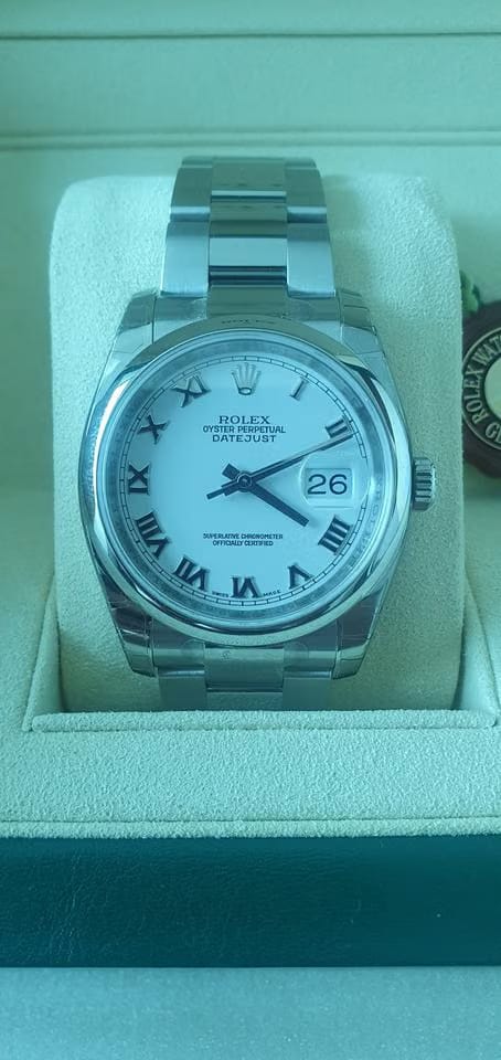 Rolex | Datejust | 112600 | Steel | 36 mm | Steel | White | Automatic