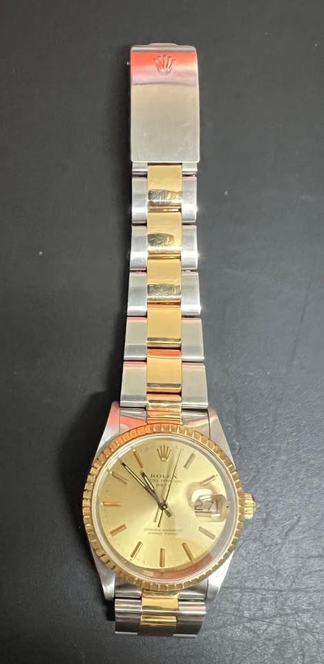 Rolex | Oyster Perpetual | 15223 | Gold/Steel | 34 mm | Gold/Steel | Champagne | Automatic