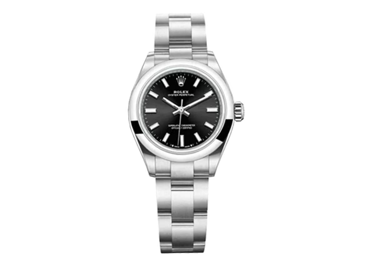 Rolex | Oyster Perpetual | M276200-0002 | Steel | 28 mm | Steel | Black | Automatic