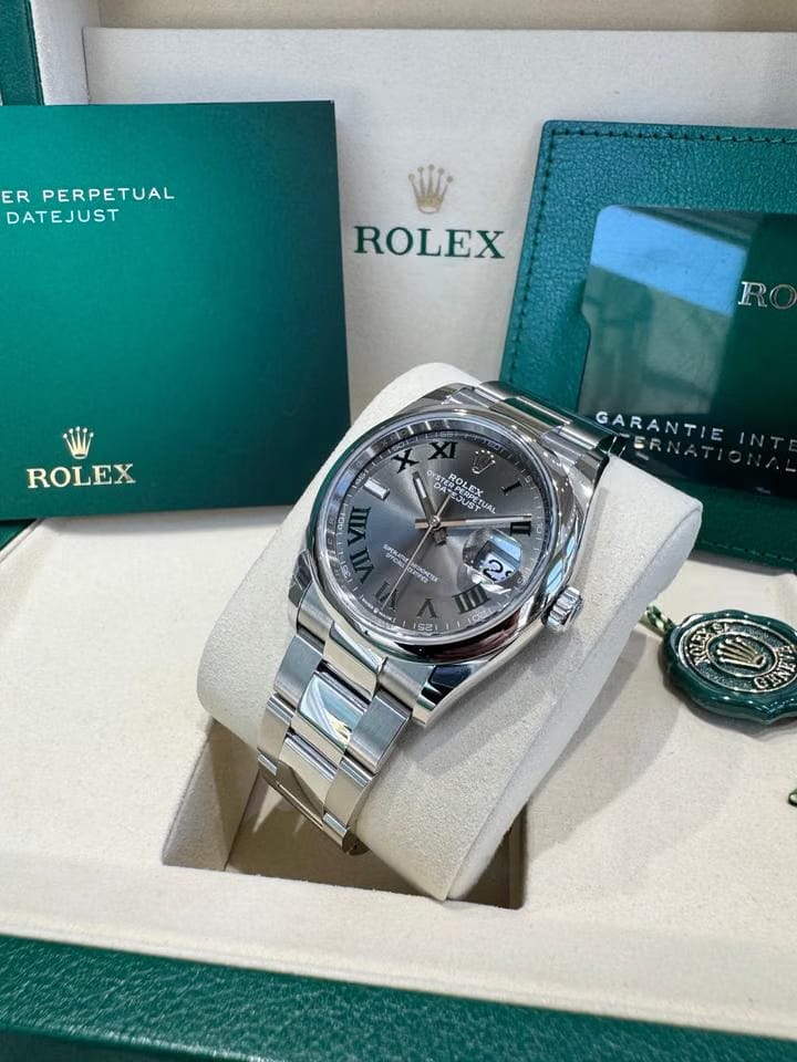 Rolex | Datejust | 126200 | Steel | 36 mm | Steel | Grey | Automatic