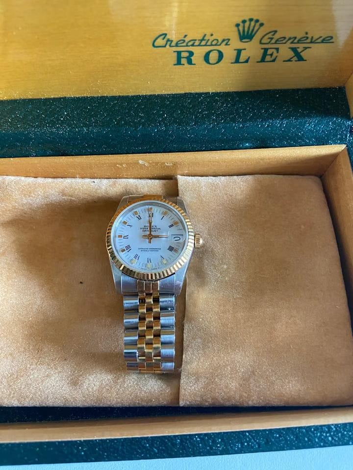 Rolex | Datejust | 68273 | Yellow gold | 31 mm | Gold/Steel | White | Automatic