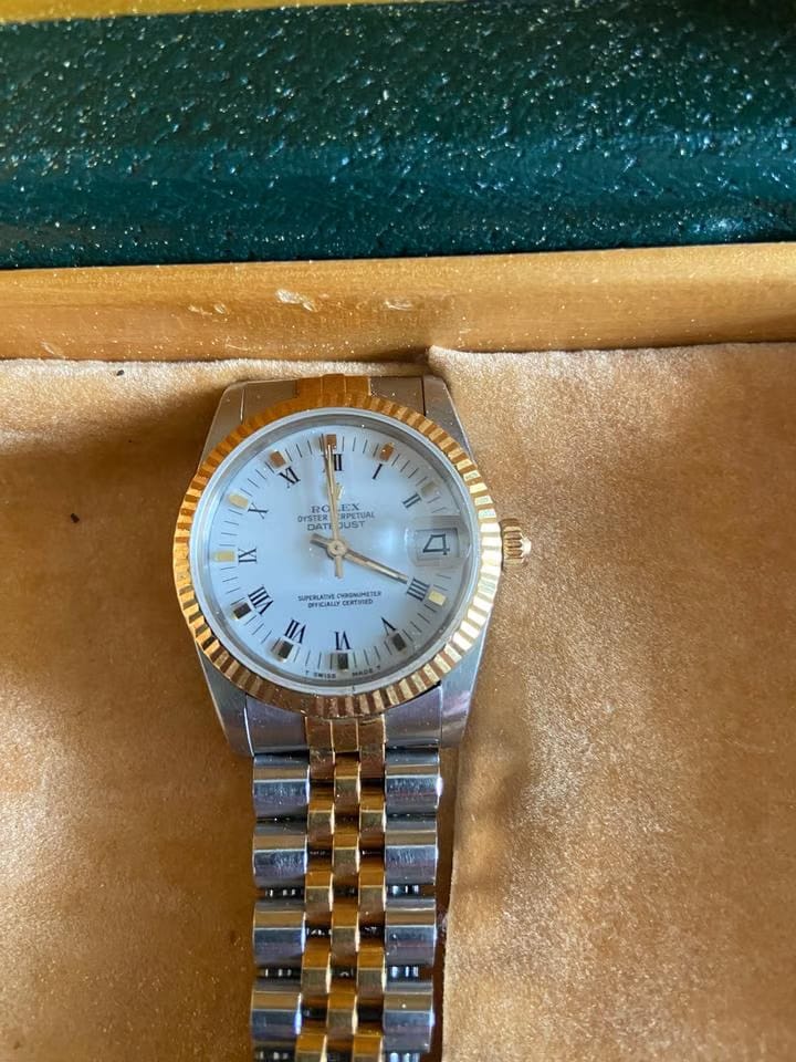 Rolex | Datejust | 68273 | Yellow gold | 31 mm | Gold/Steel | White | Automatic
