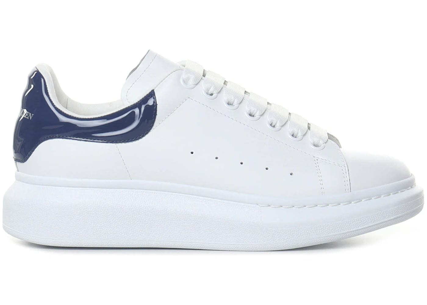 Alexander McQueen Oversized Sneaker White Navy