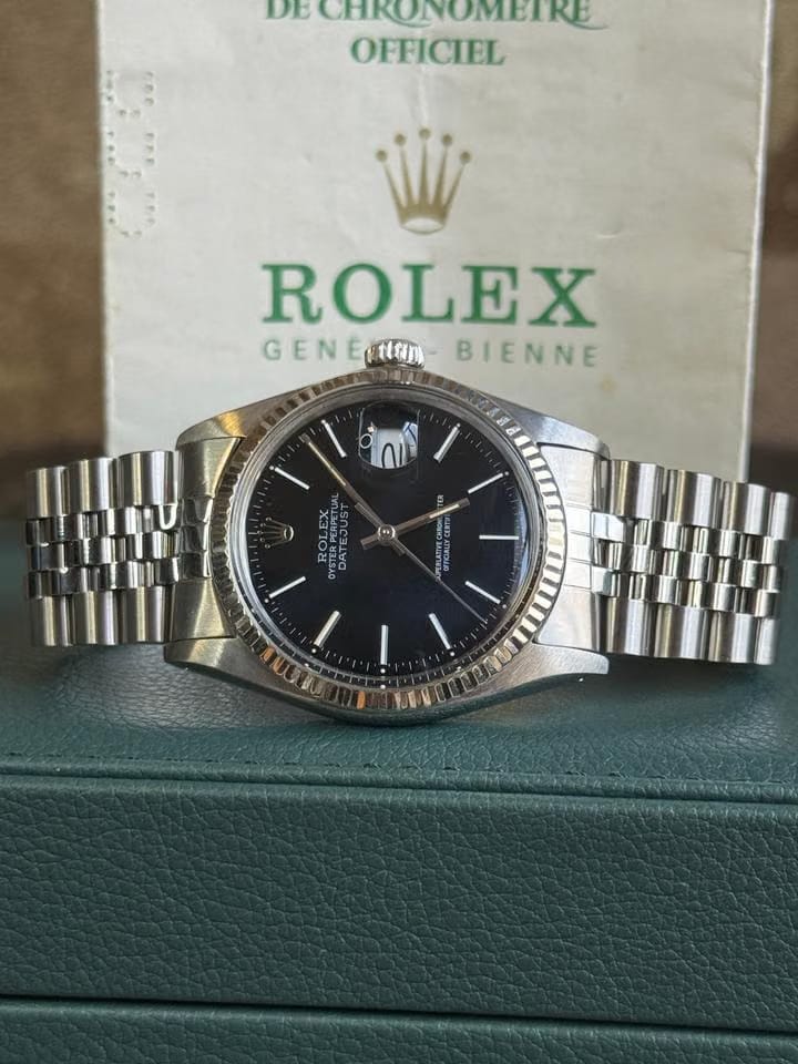 Rolex | Datejust | 16014 | Steel | 36 mm | Steel | Black | Automatic