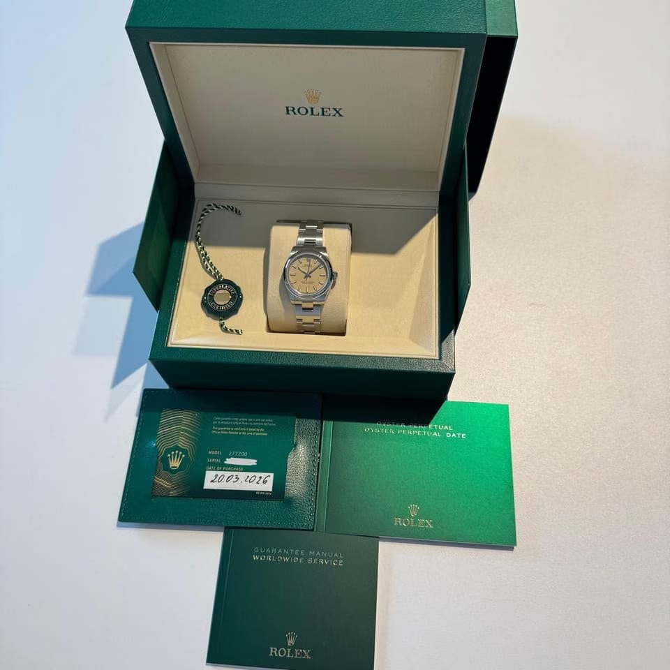 Rolex | Oyster Perpetual | 277200 | Steel | 31 mm | Steel | Yellow | Automatic