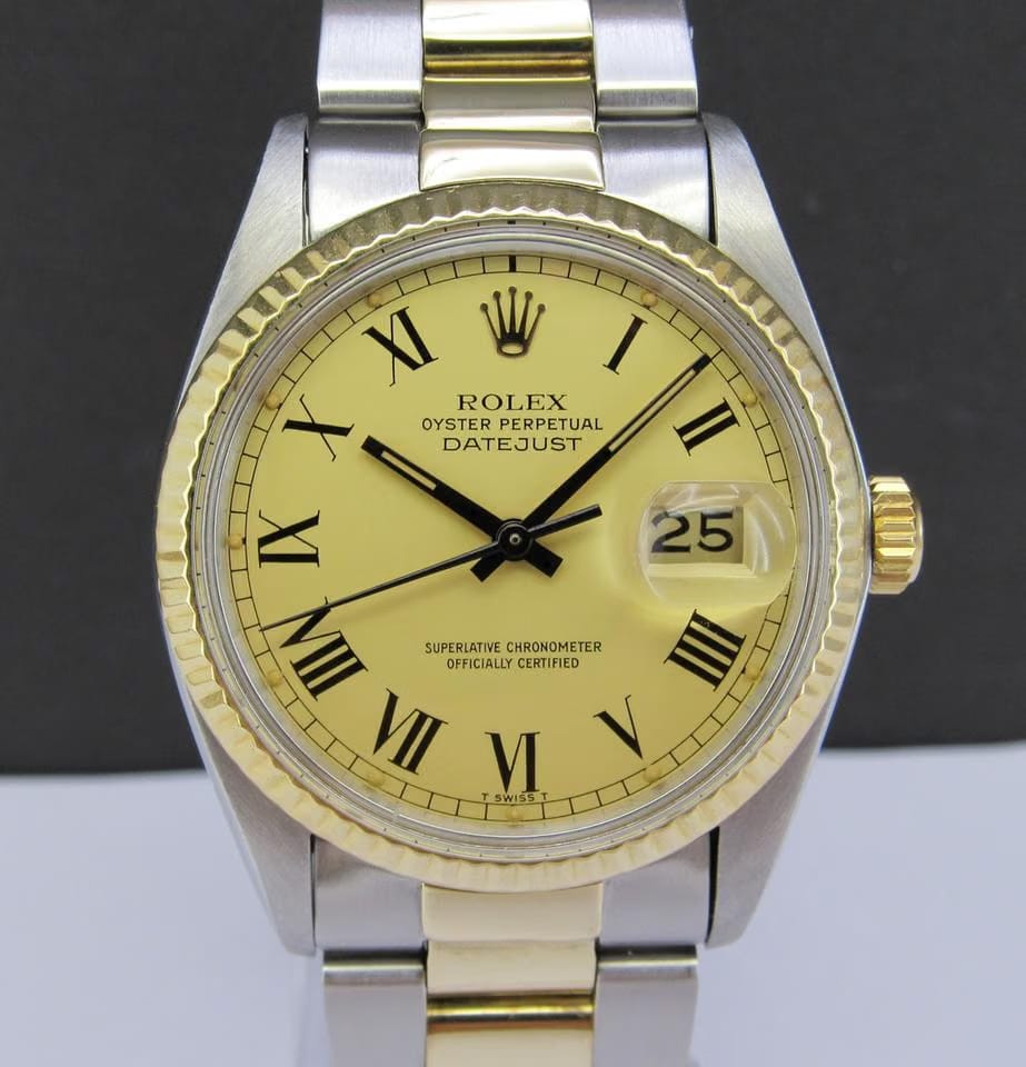 Rolex | Datejust | 16013 | Steel | 36 x 44 mm | Gold/Steel | Gold | Automatic