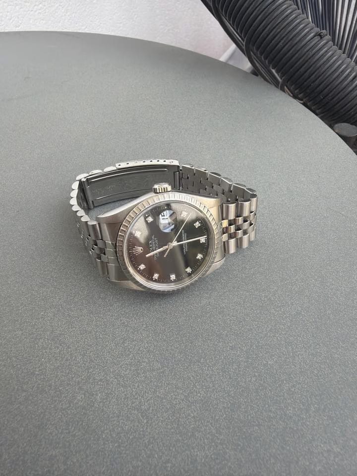 Rolex | Datejust | 16220 | Steel | 36 mm | Steel | Black | Automatic