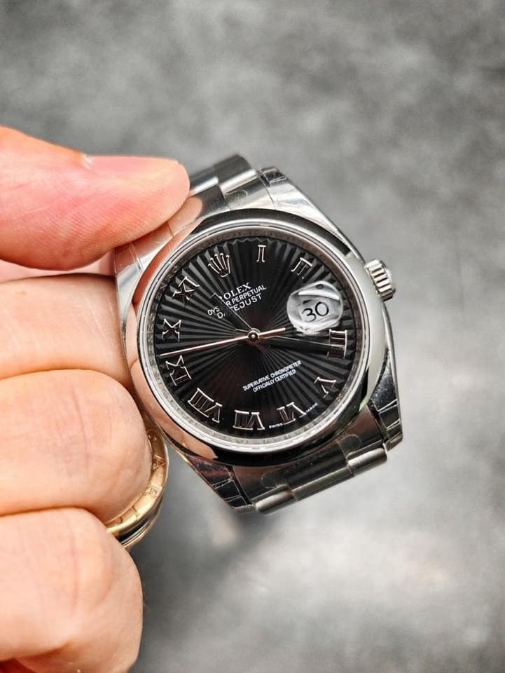 Rolex | Datejust | 116200 | Steel | 36 mm | Steel | Black | Automatic