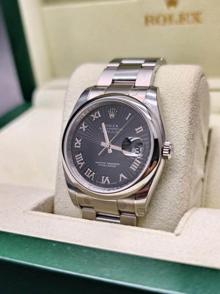 Rolex | Datejust | 116200 | Steel | 36 mm | Steel | Black | Automatic