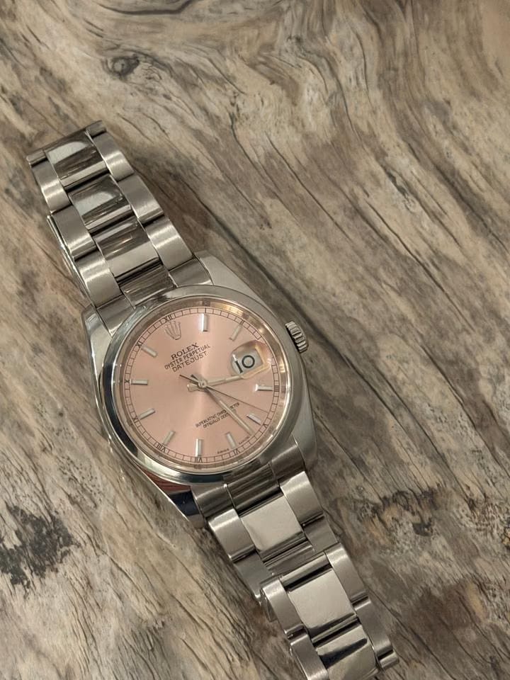 Rolex | Datejust | 116200 | Steel | 36 mm | Steel | Pink | Automatic